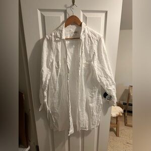 Talbots Ling Linen Button Down